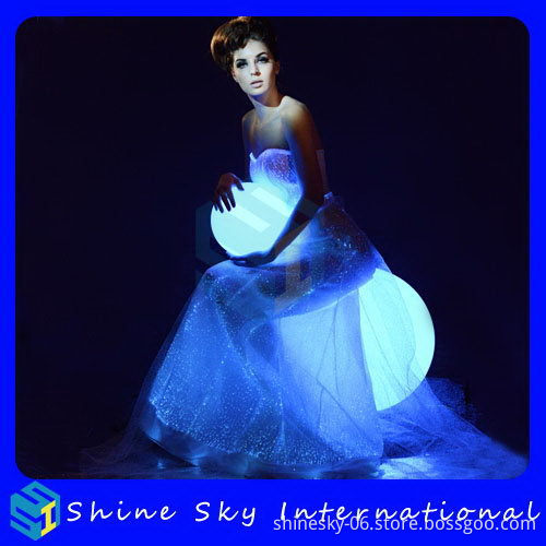 Low Price Promotional Led Light Short Wedding Party Dresses